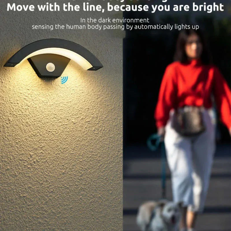 Ray Nordic Arc LED Outdoor Wall Lamp - Image 5