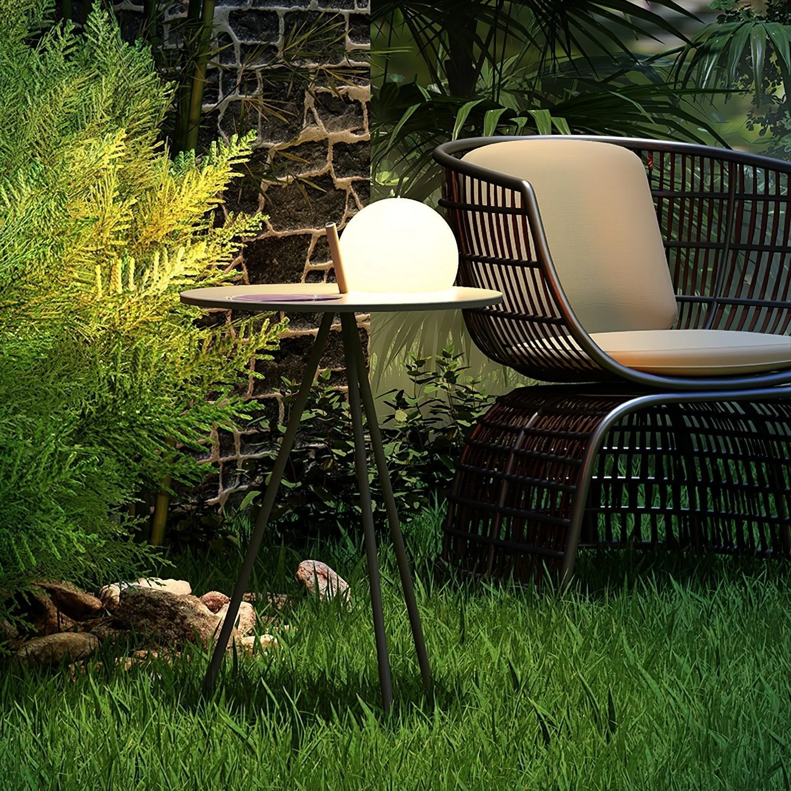 Ray Solar Tripod Outdoor  Table Floor Lamp - Image 14