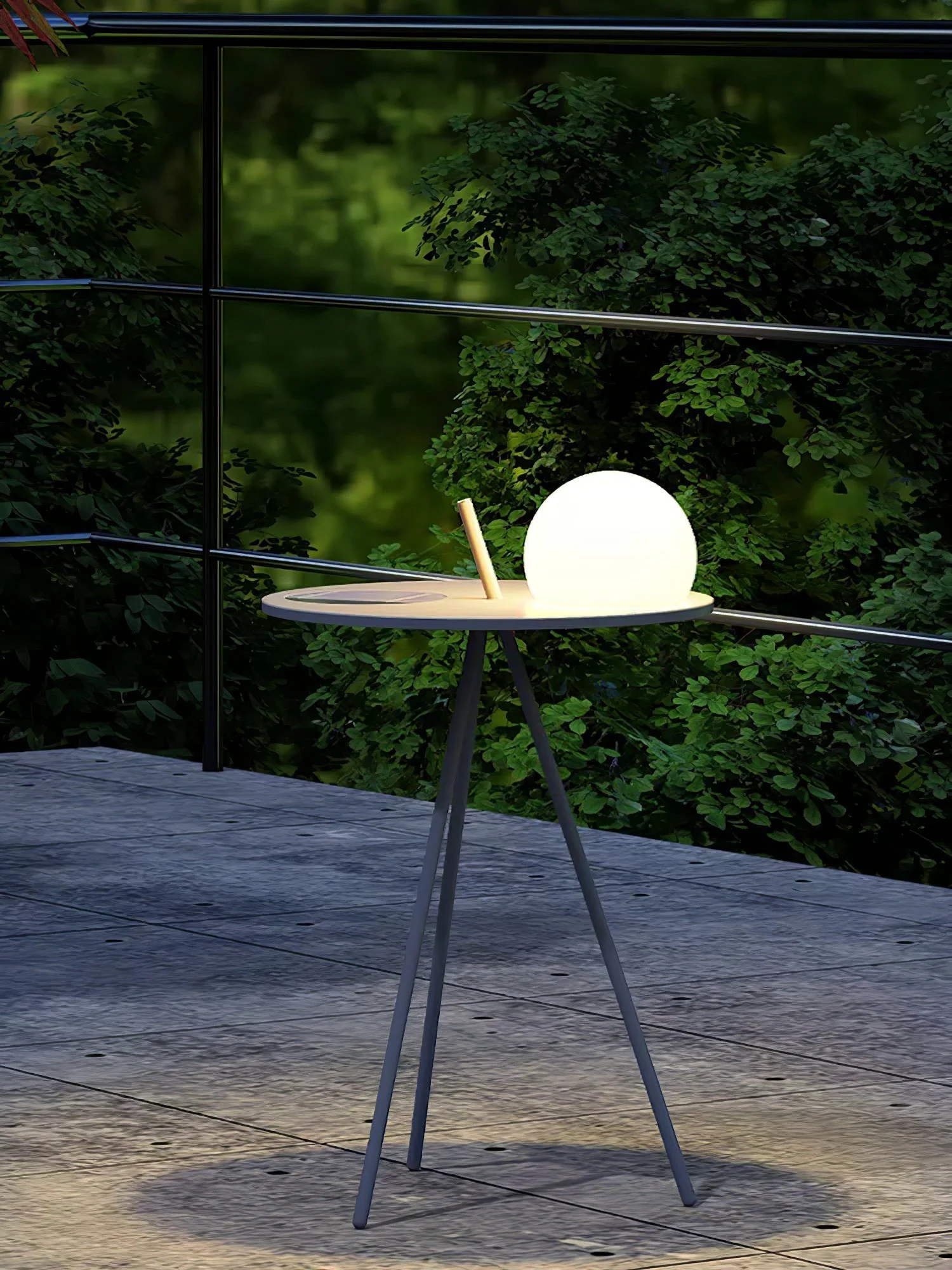 Ray Solar Tripod Outdoor  Table Floor Lamp - Image 2