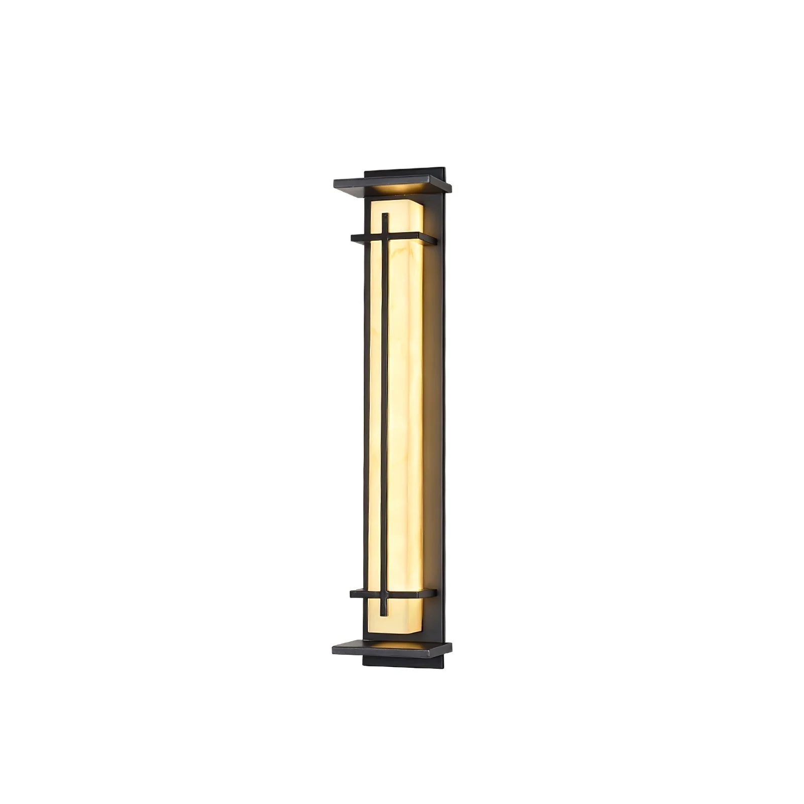 Square Outdoor Wall Light Imitation Alabaster Waterproof - Image 39