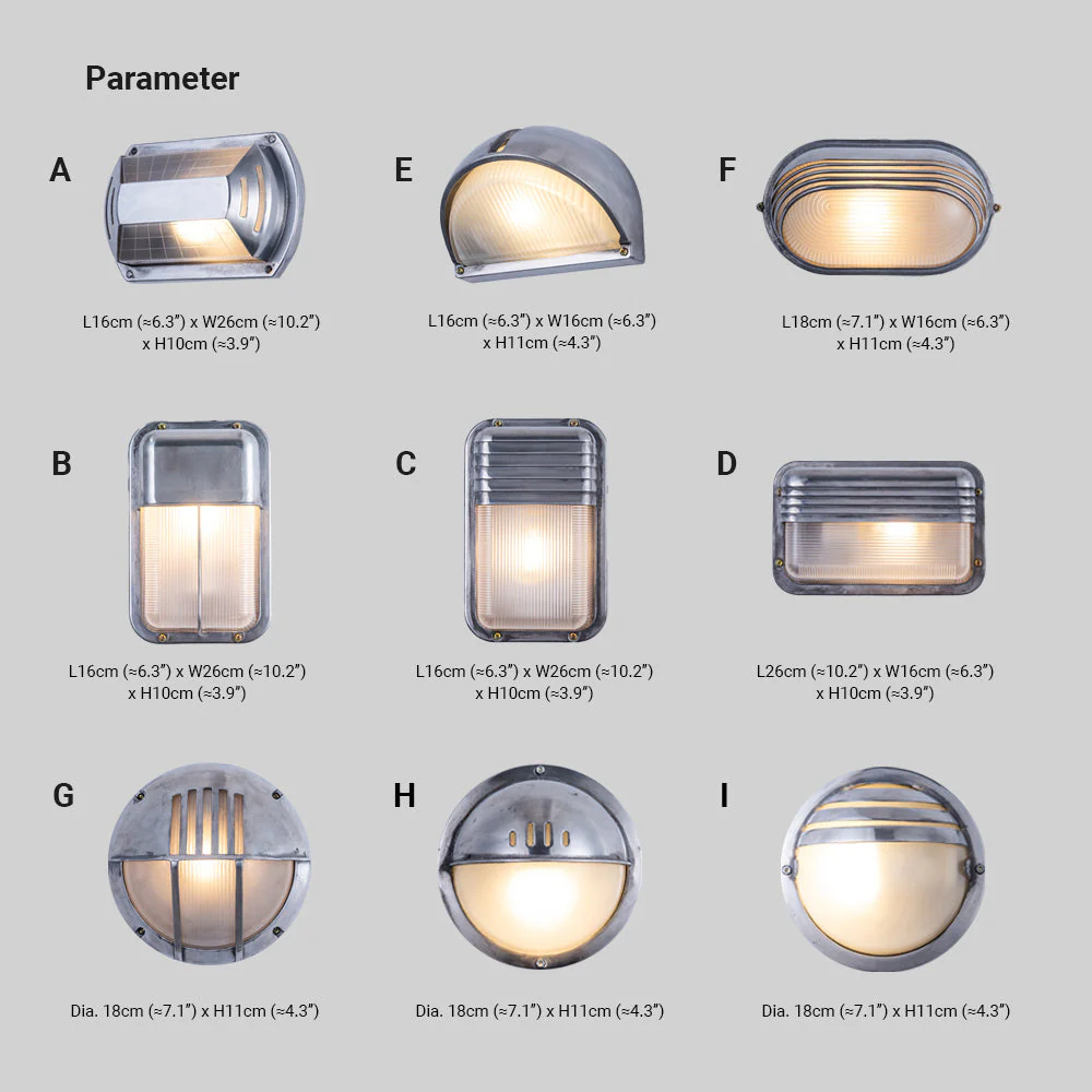 Ray Wall Lamp Modern Glass Outdoor - Image 28