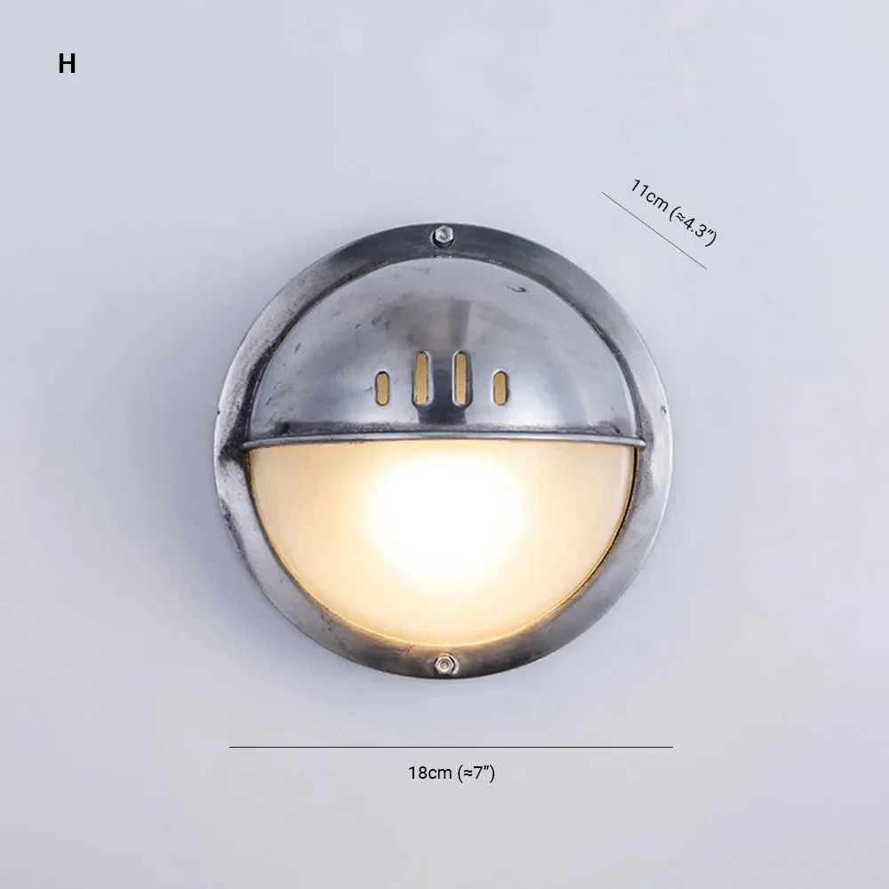 Ray Wall Lamp Modern Glass Outdoor - Image 6