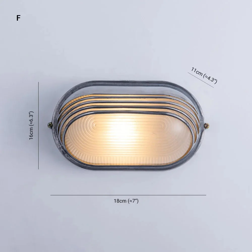Ray Wall Lamp Modern Glass Outdoor - Image 7