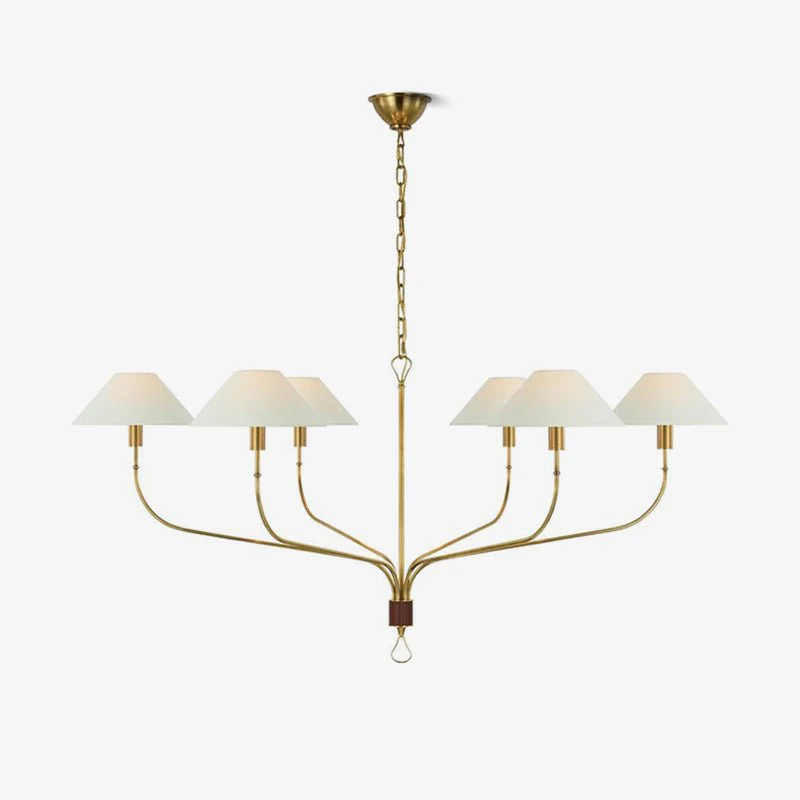 Regal Classic Brass Tail Chandelier