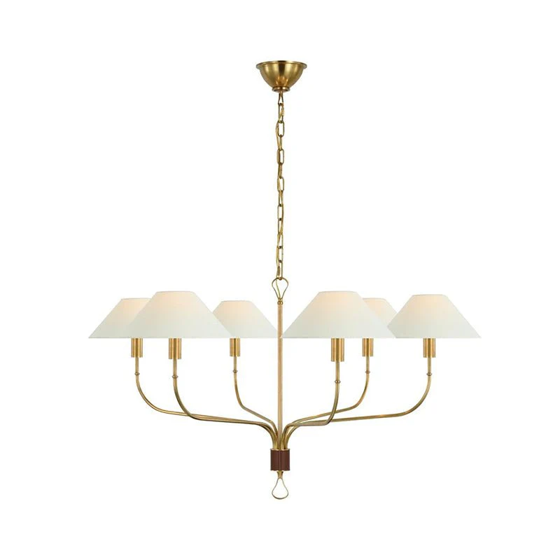 Regal Classic Brass Tail Chandelier - Image 5