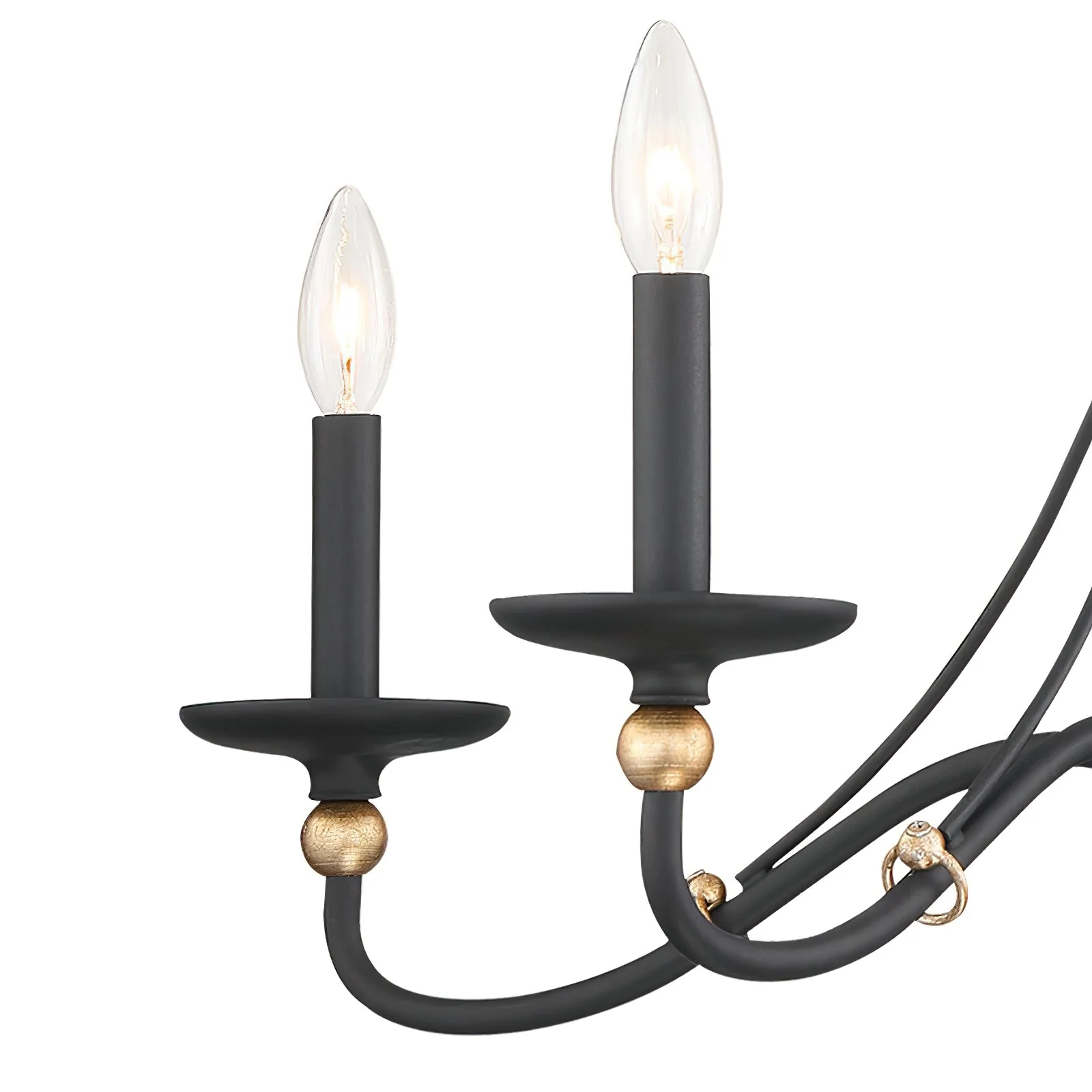 Regalia Vintage Brass Chandelier - Image 10
