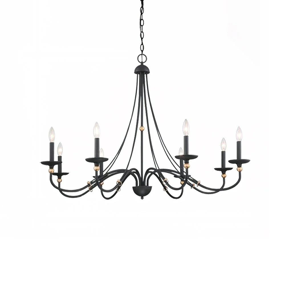 Regalia Vintage Brass Chandelier - Image 11