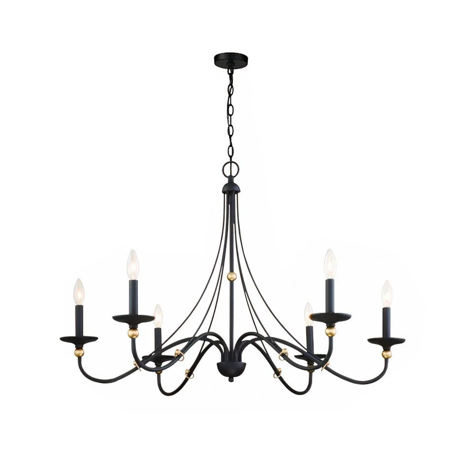 Regalia Vintage Brass Chandelier - Image 22