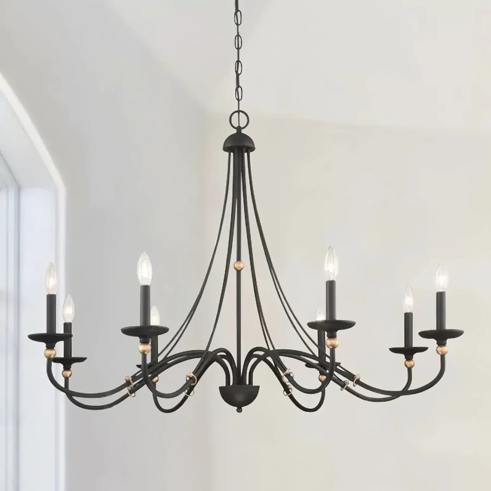 Regalia Vintage Brass Chandelier - Image 23