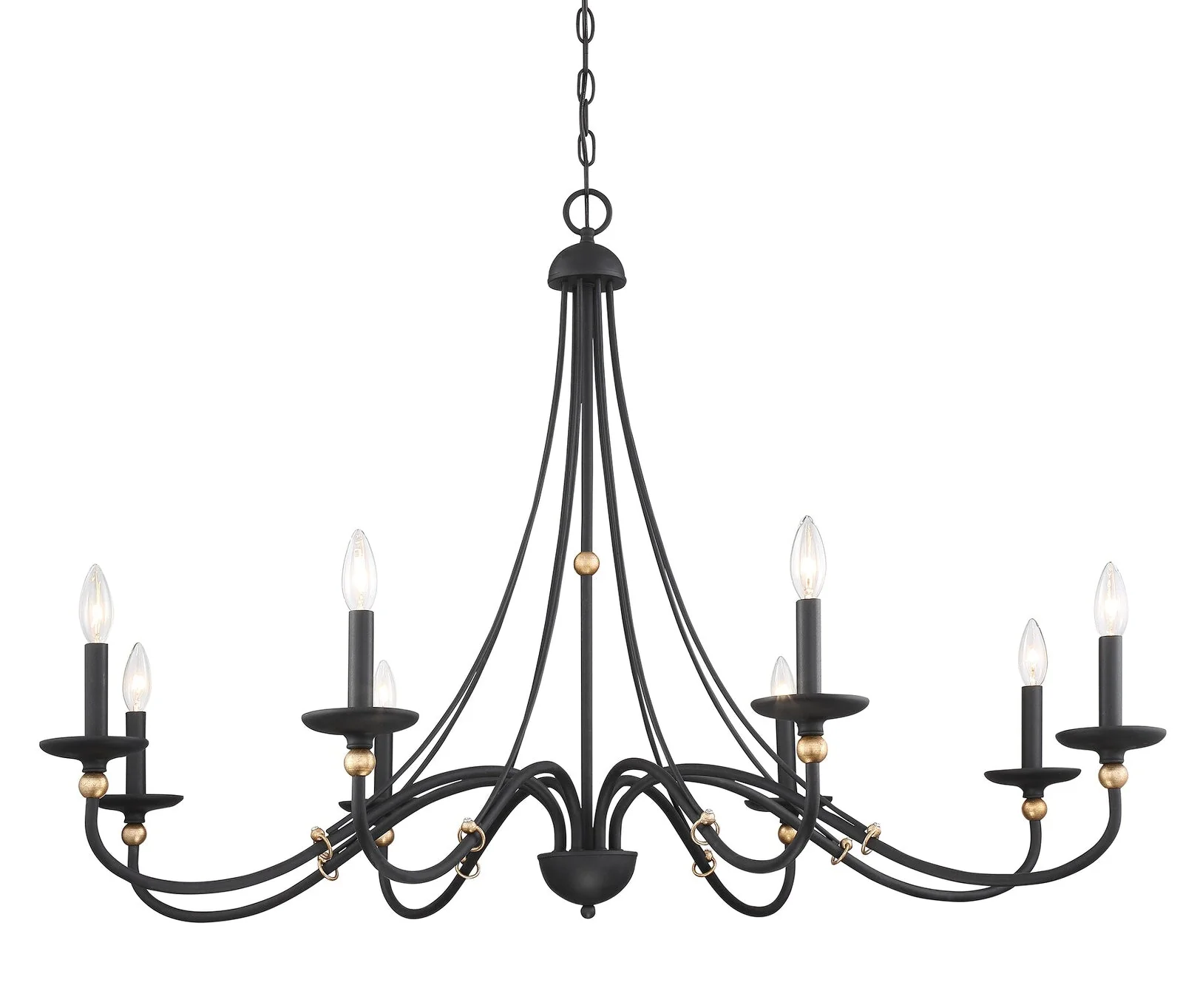 Regalia Vintage Brass Chandelier - Image 24