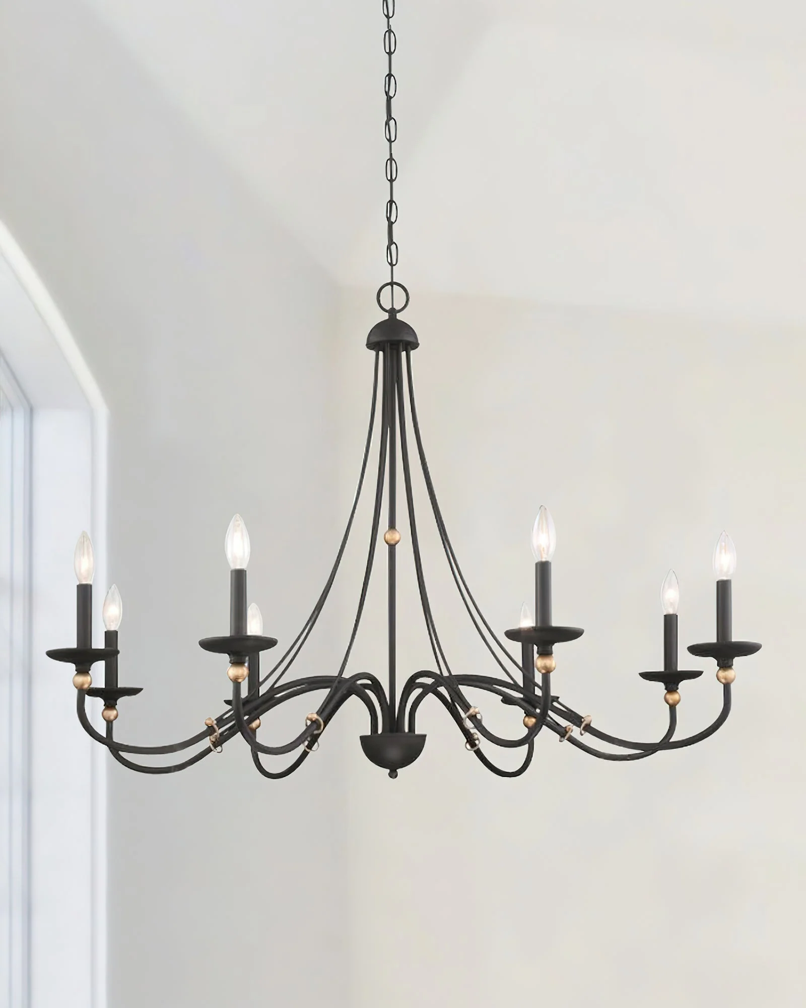 Regalia Vintage Brass Chandelier - Image 27