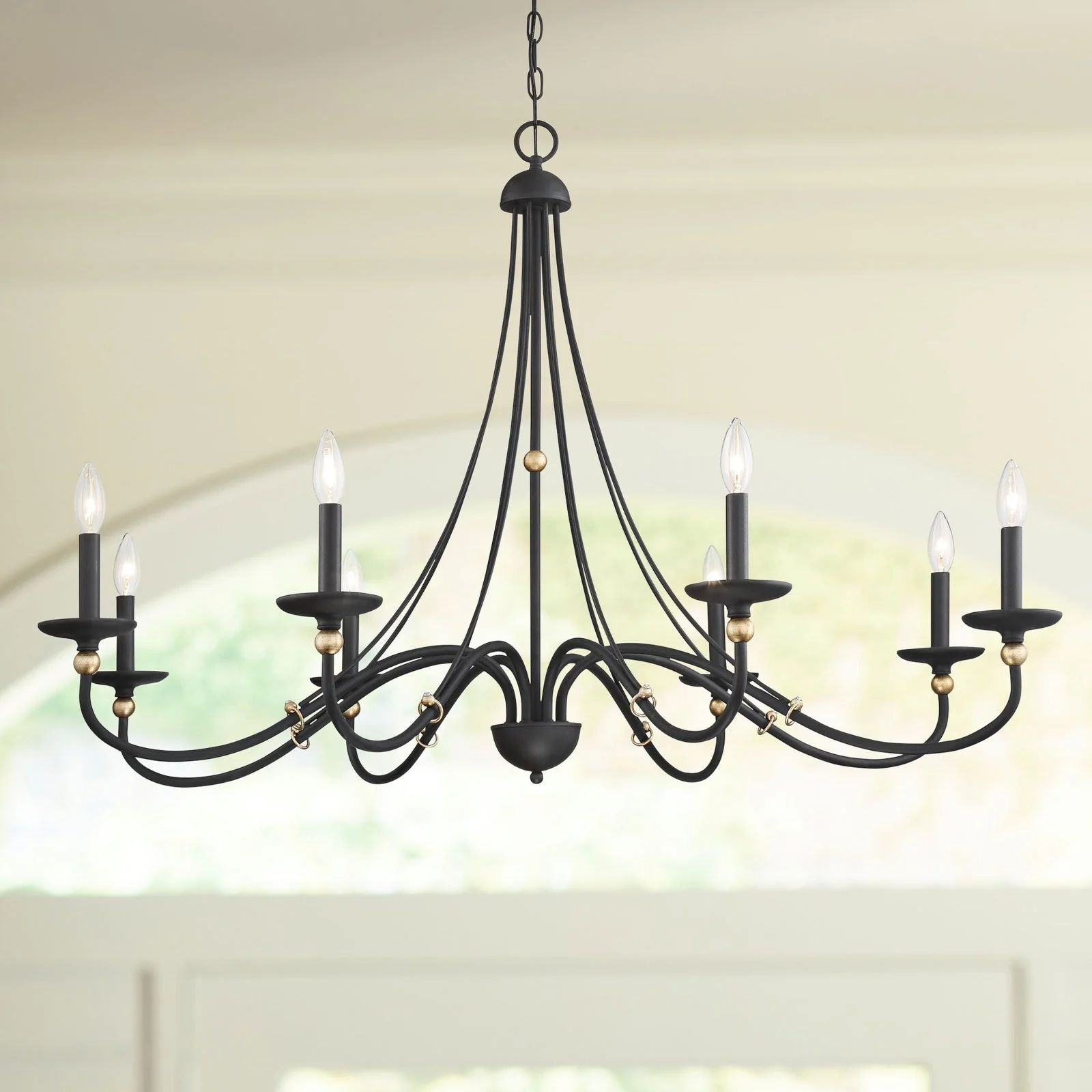 Regalia Vintage Brass Chandelier - Image 4