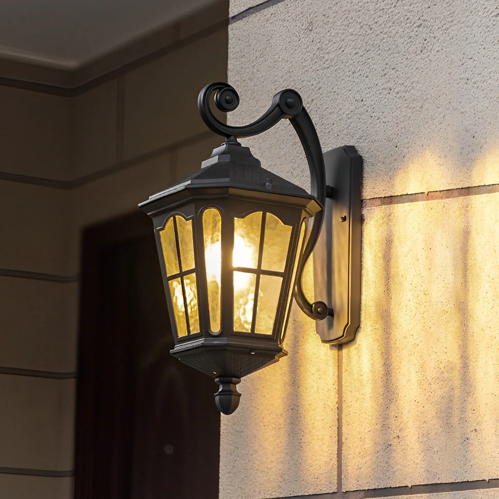 Renee Retro LED Vintage Outdoor Wall Light - Image 3