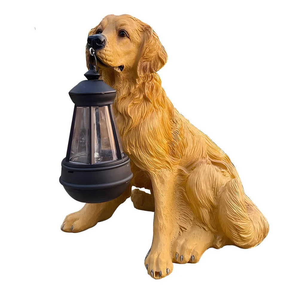 Resin Dog Landscape Decor Resin Outdoor Lights - Image 13