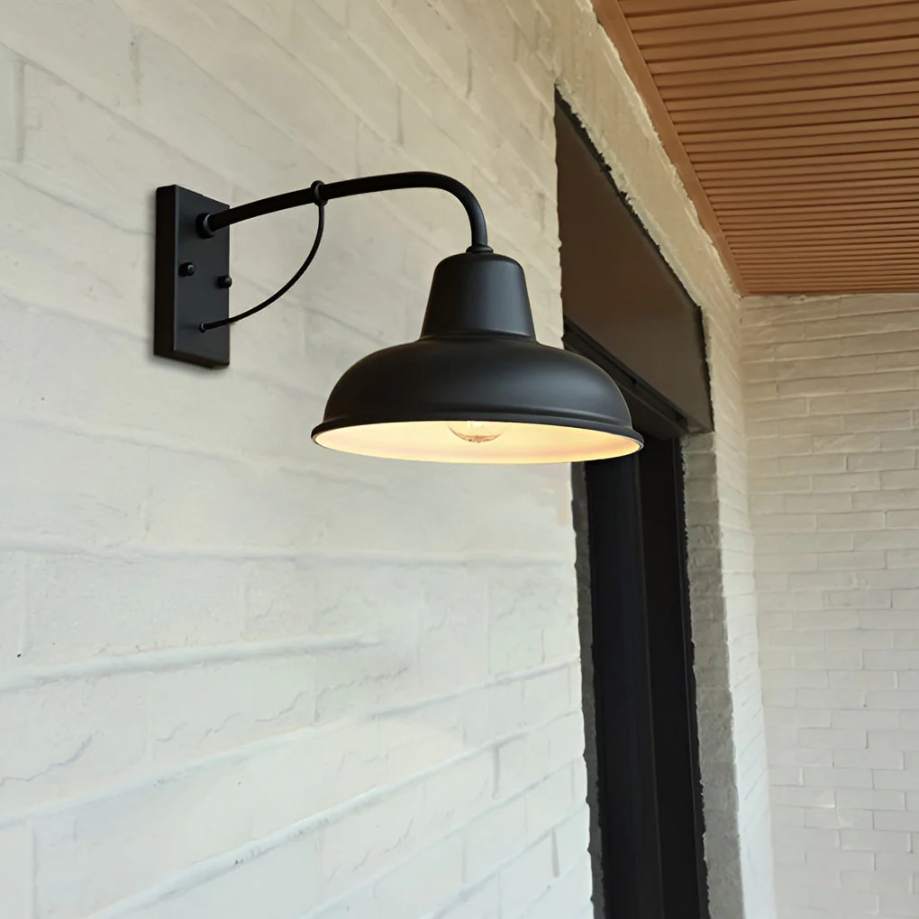 Rhe Vintage Trumpet LED Retro Outdoor Wall Lights - Image 2