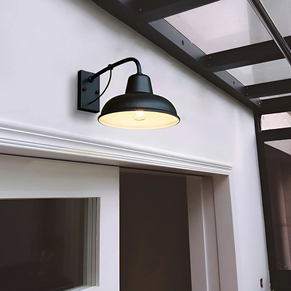 Rhe Vintage Trumpet LED Retro Outdoor Wall Lights - Image 4