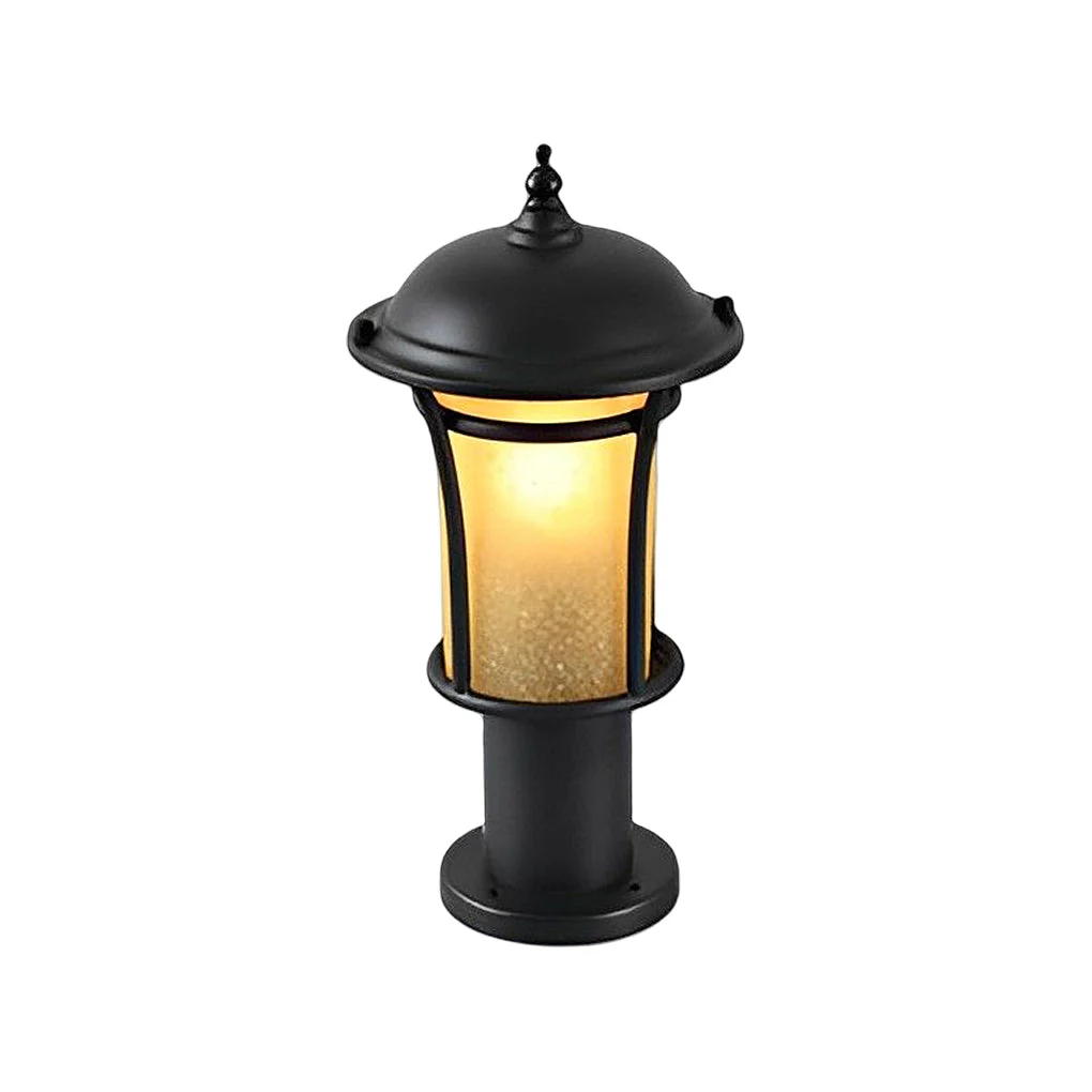 Rhean Classic Old England-Style LED Glass Outdoor Lamp - Image 14