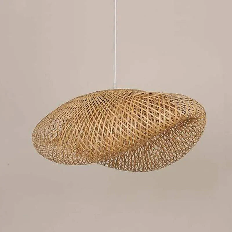 Rinwa Natural Pendant Light for Dining Room/Kitchen Island, Bamboo - Image 9