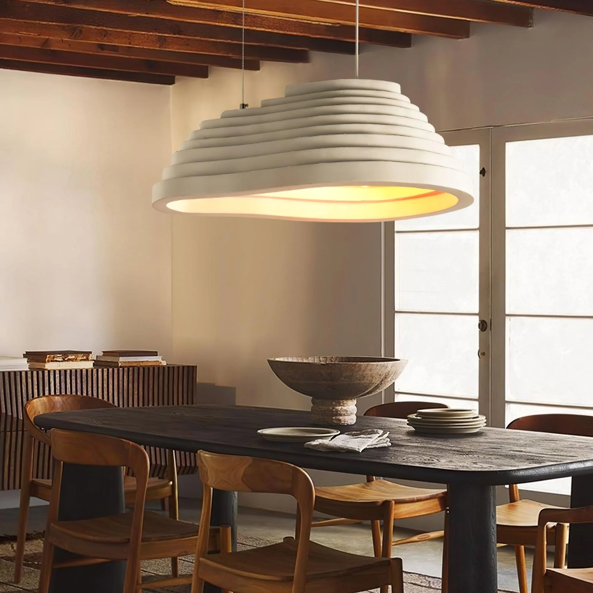 Ripple Minimalist Resin Pendant Lamp - Image 16