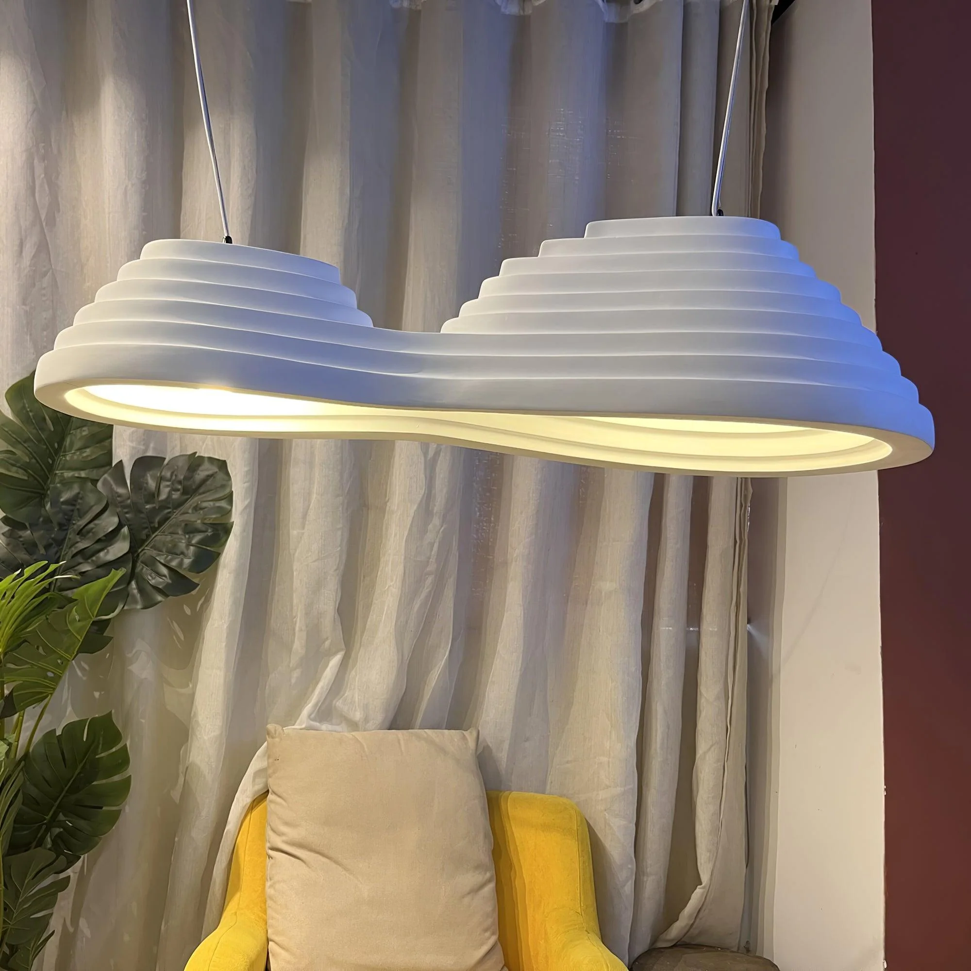 Ripple Minimalist Resin Pendant Lamp - Image 18