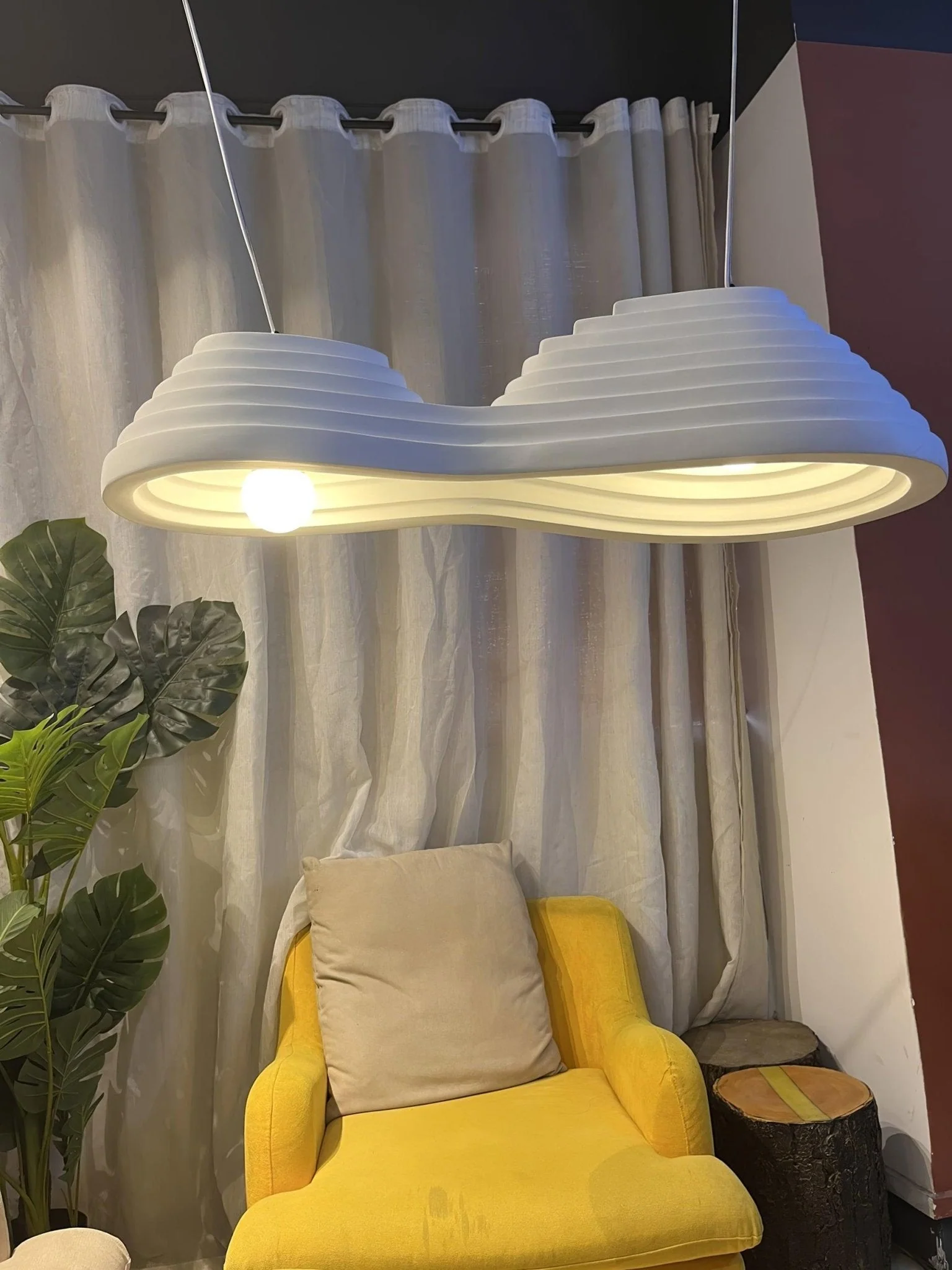 Ripple Minimalist Resin Pendant Lamp - Image 19