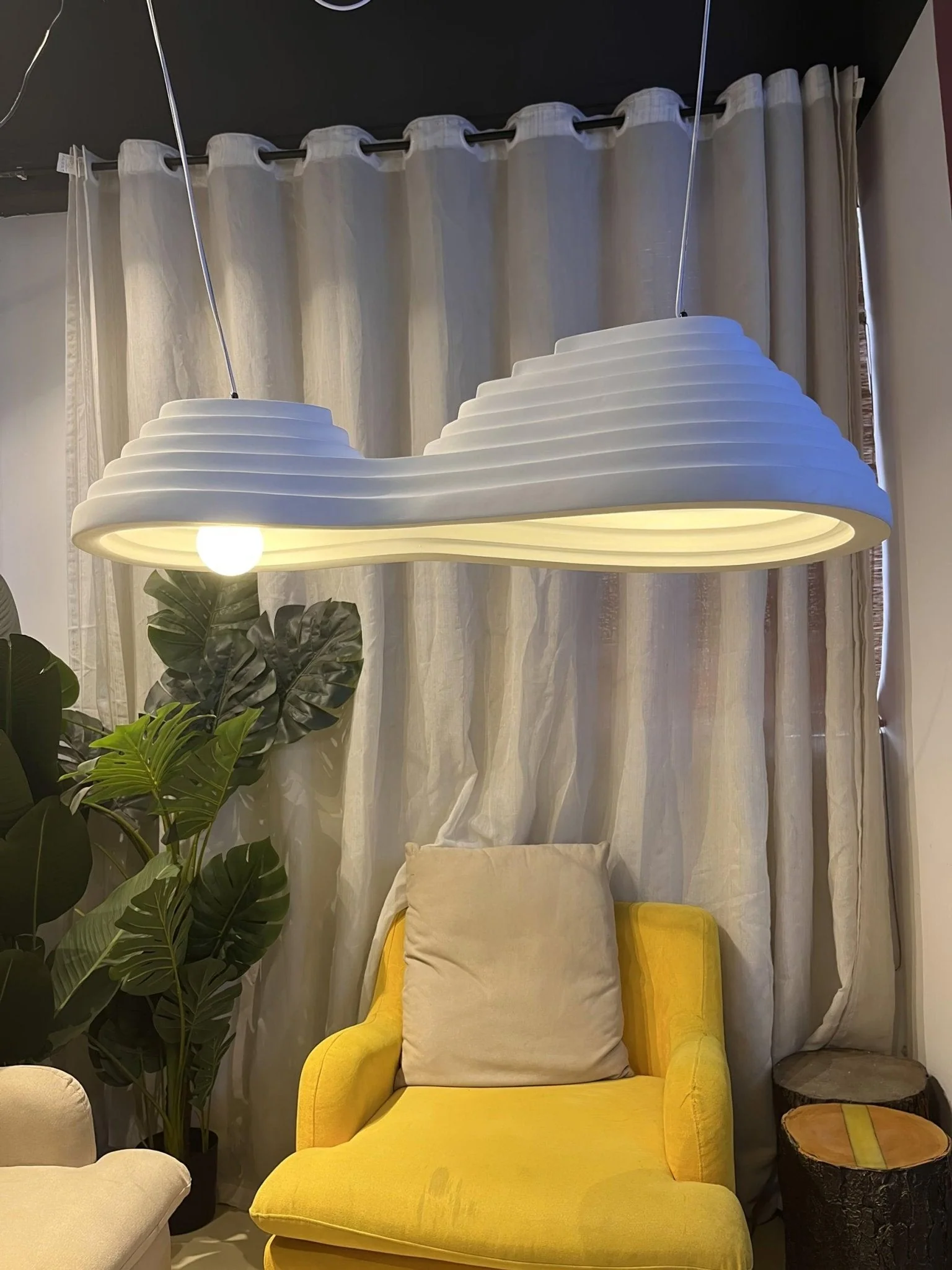 Ripple Minimalist Resin Pendant Lamp - Image 20