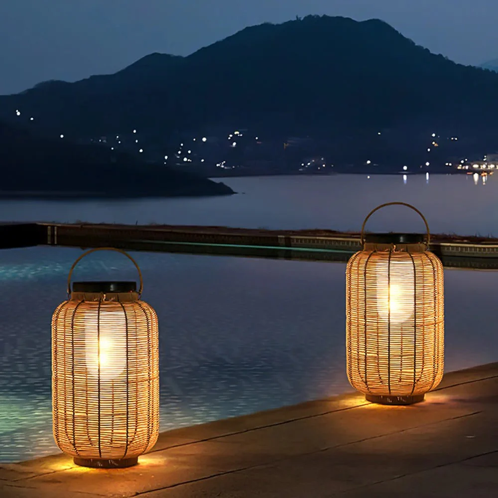 Ritta Retro /Rattan Floor Lamp - Image 11