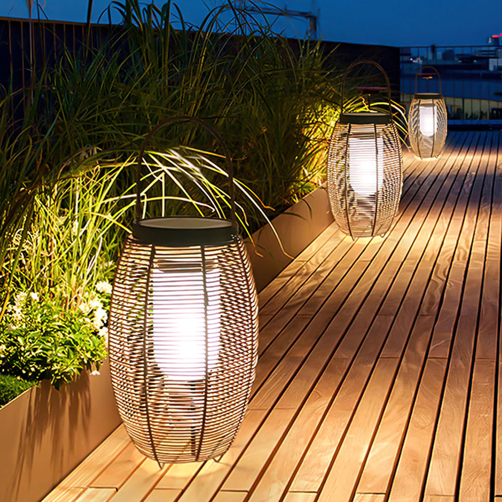 Ritta Retro /Rattan Floor Lamp - Image 5