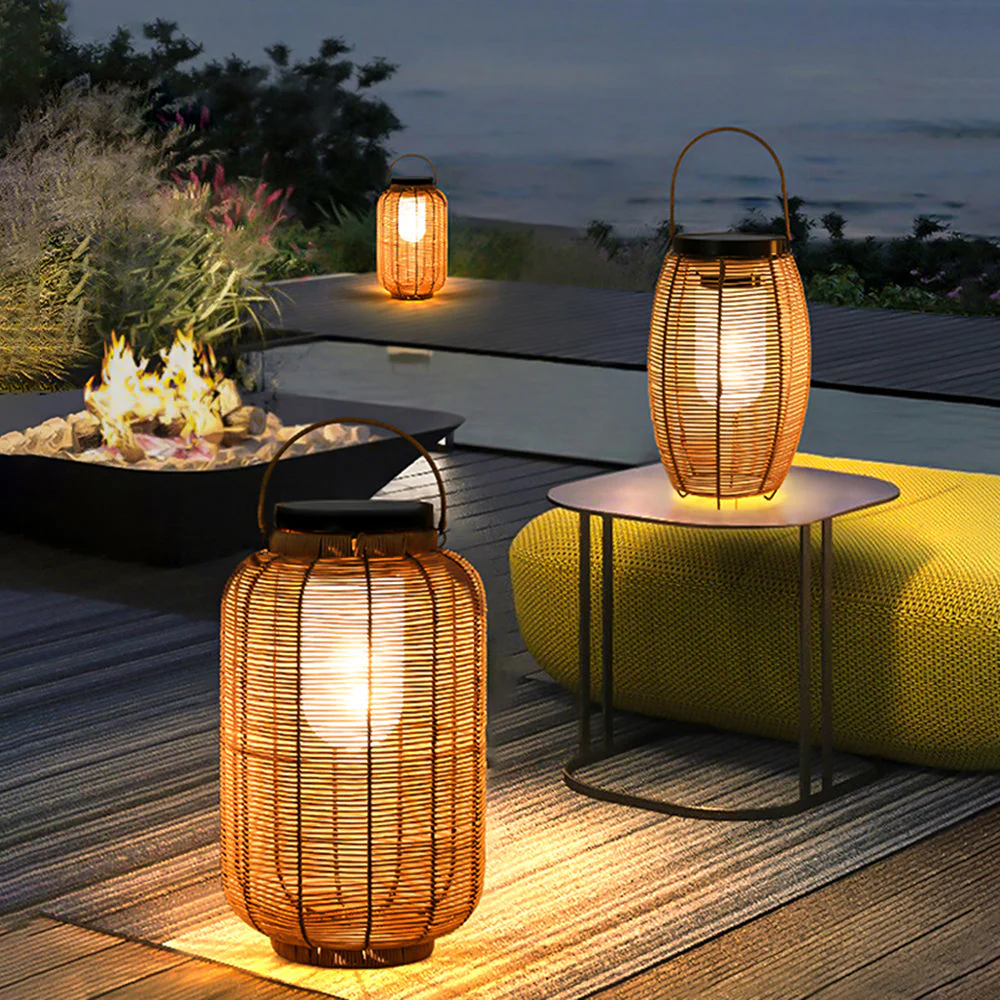 Ritta Retro /Rattan Floor Lamp - Image 7