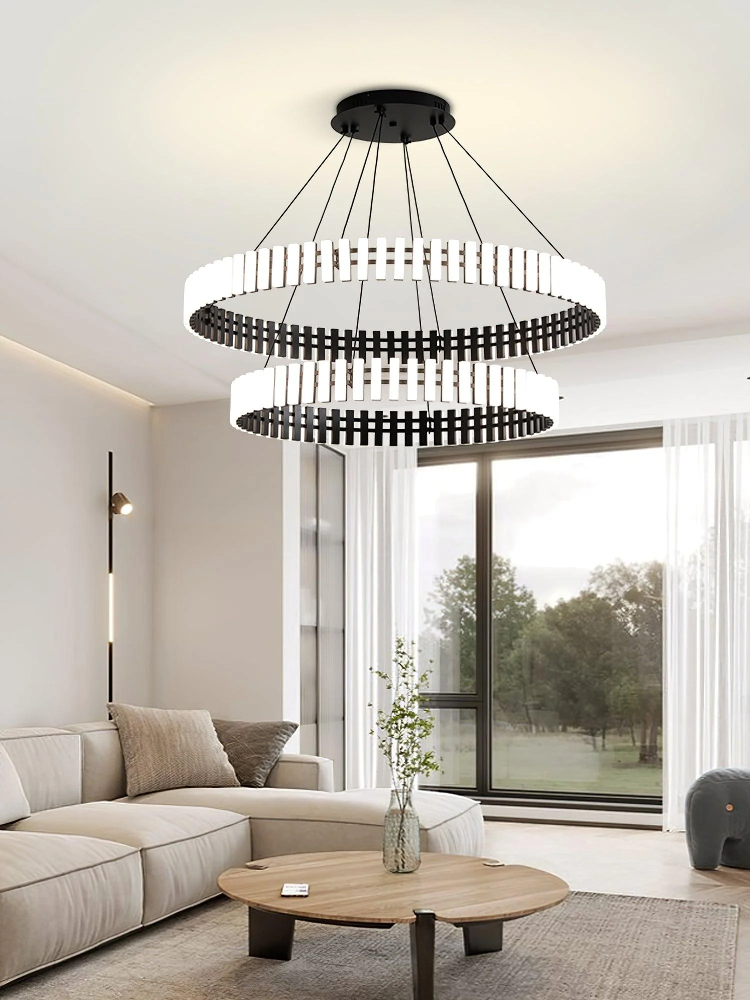 Rivo Stylis Hanging LED Chandelier - Image 11