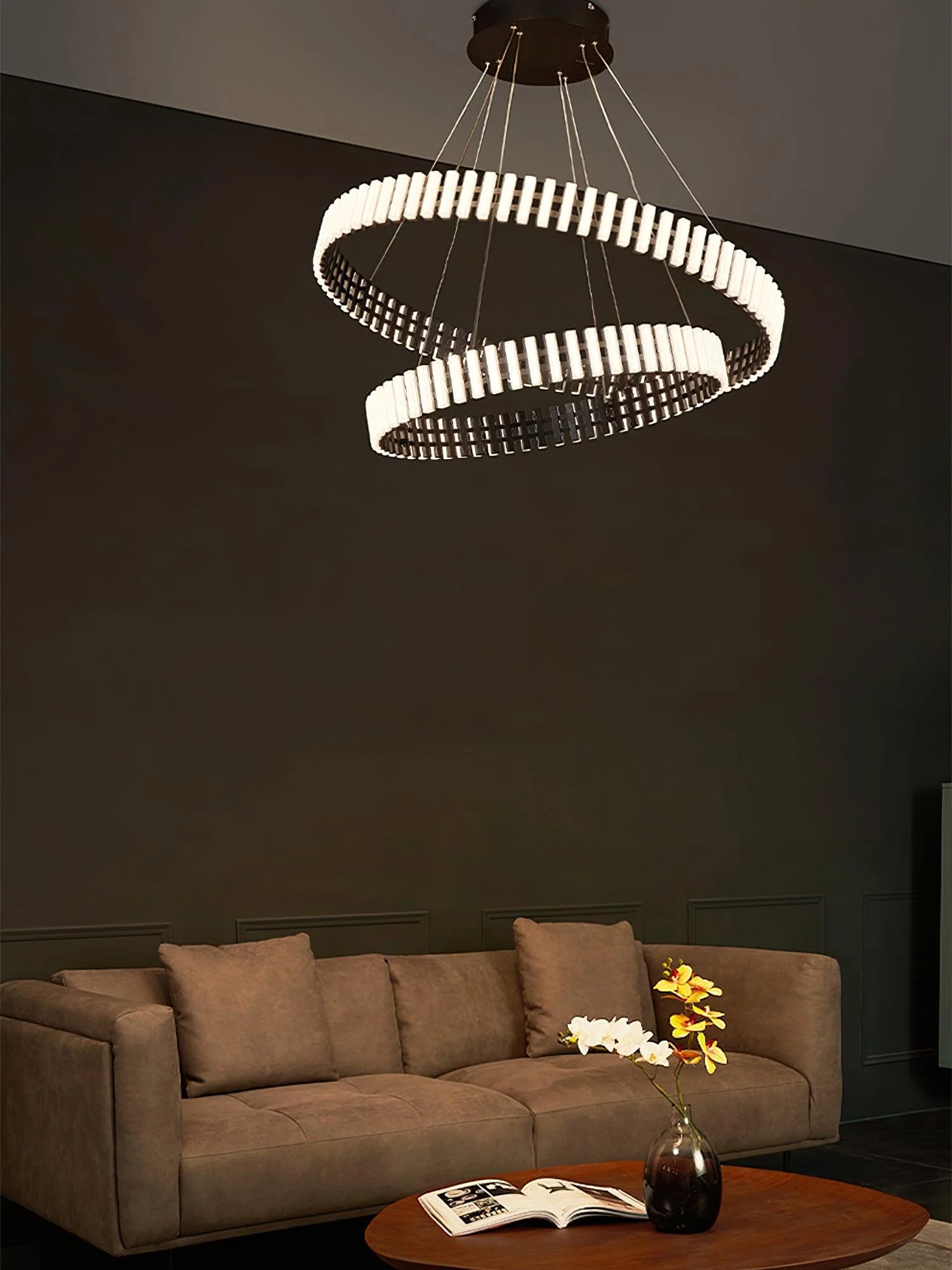 Rivo Stylis Hanging LED Chandelier - Image 2