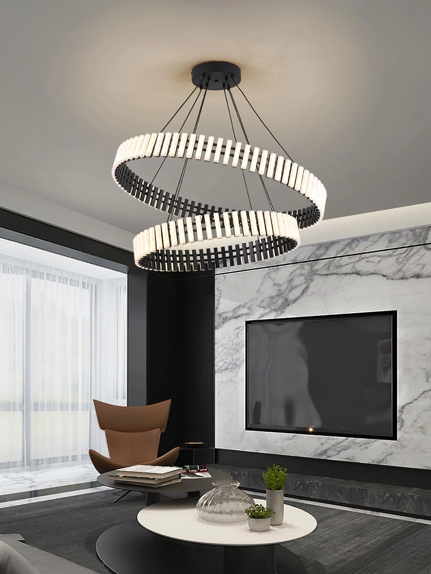 Rivo Stylis Hanging LED Chandelier - Image 23