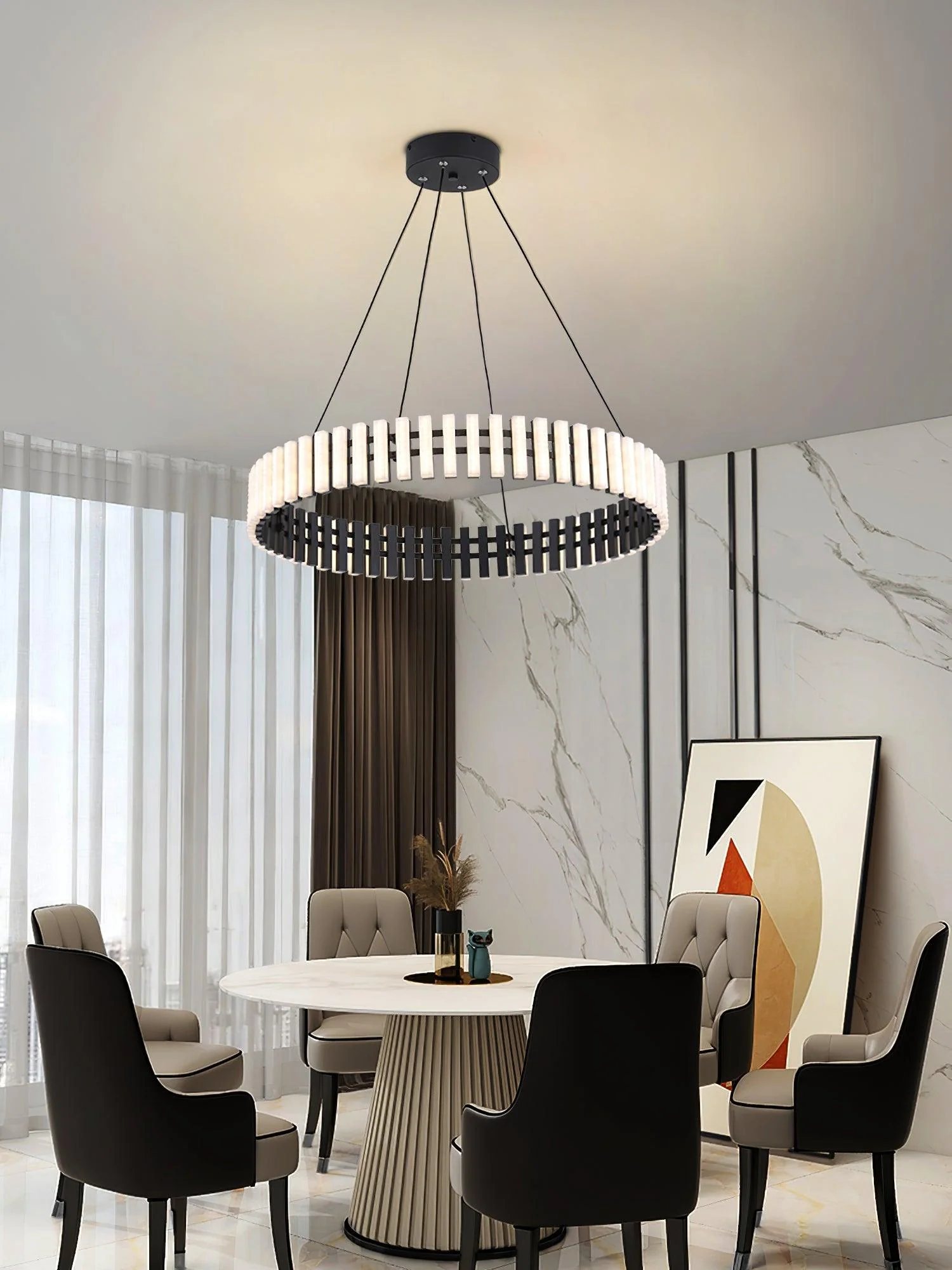 Rivo Stylis Hanging LED Chandelier - Image 3