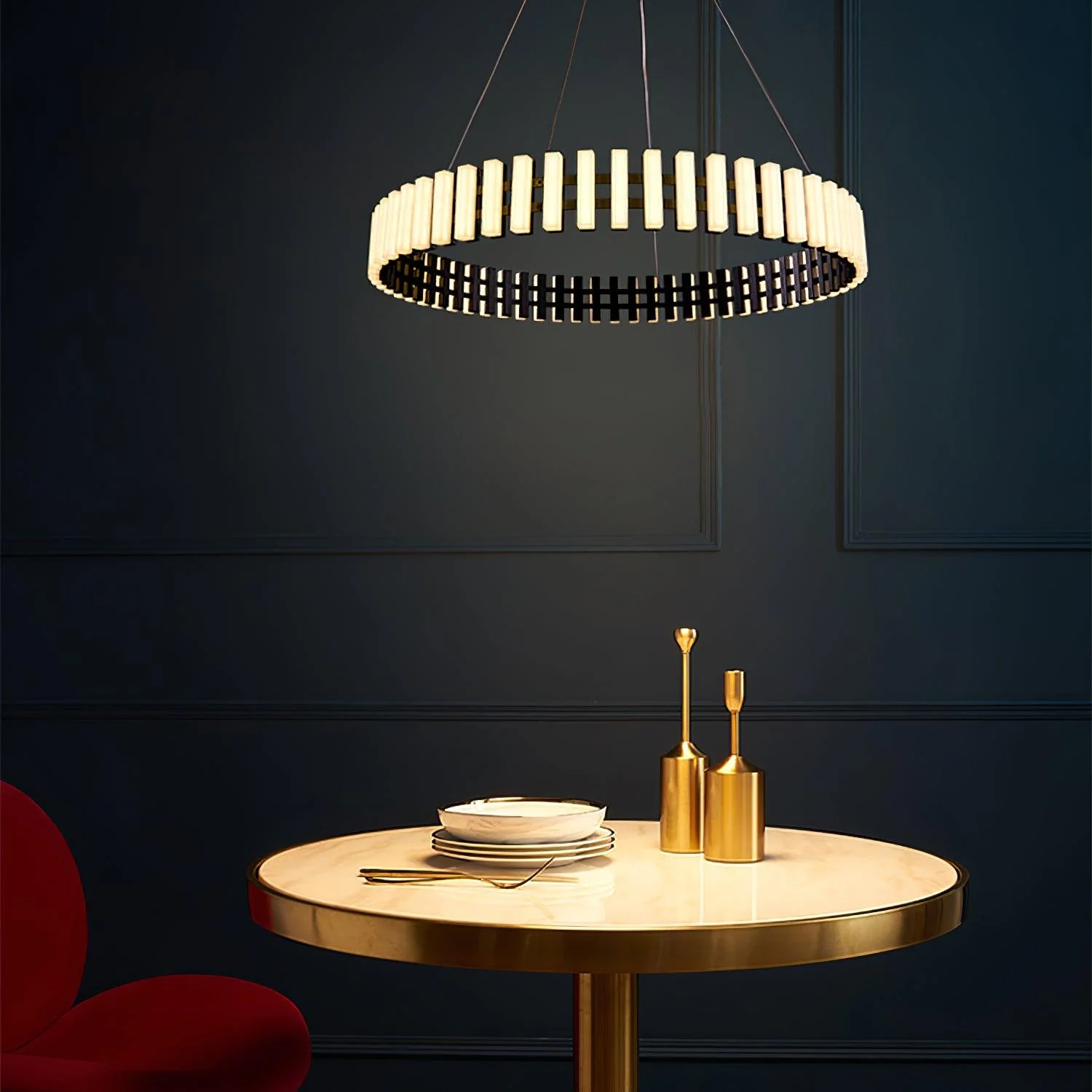Rivo Stylis Hanging LED Chandelier - Image 33