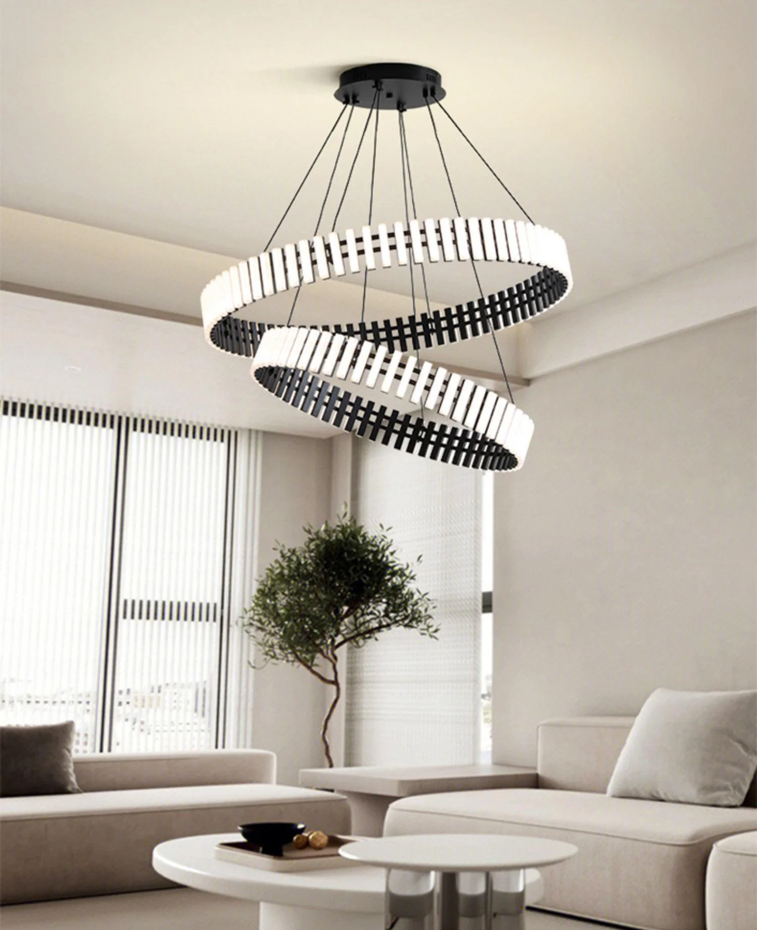 Rivo Stylis Hanging LED Chandelier - Image 39