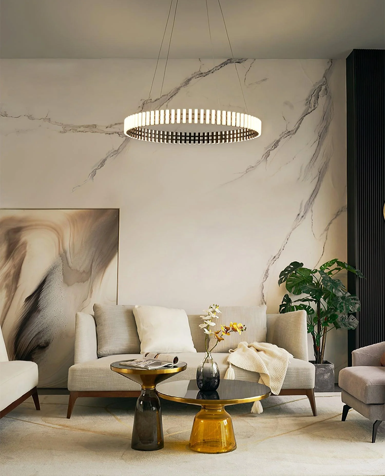 Rivo Stylis Hanging LED Chandelier - Image 7