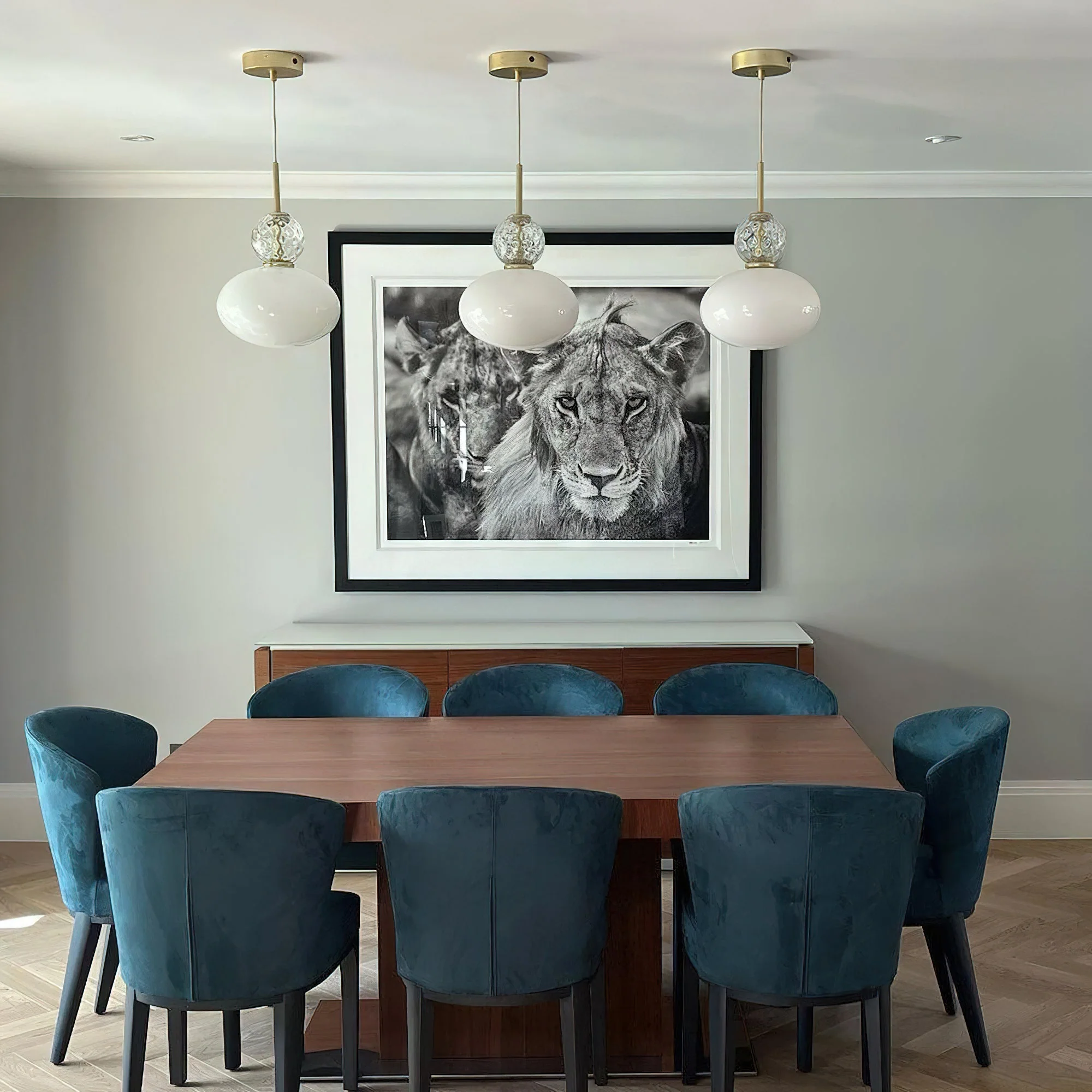 Rizzatto Modern Glass Pendant Light - Image 3