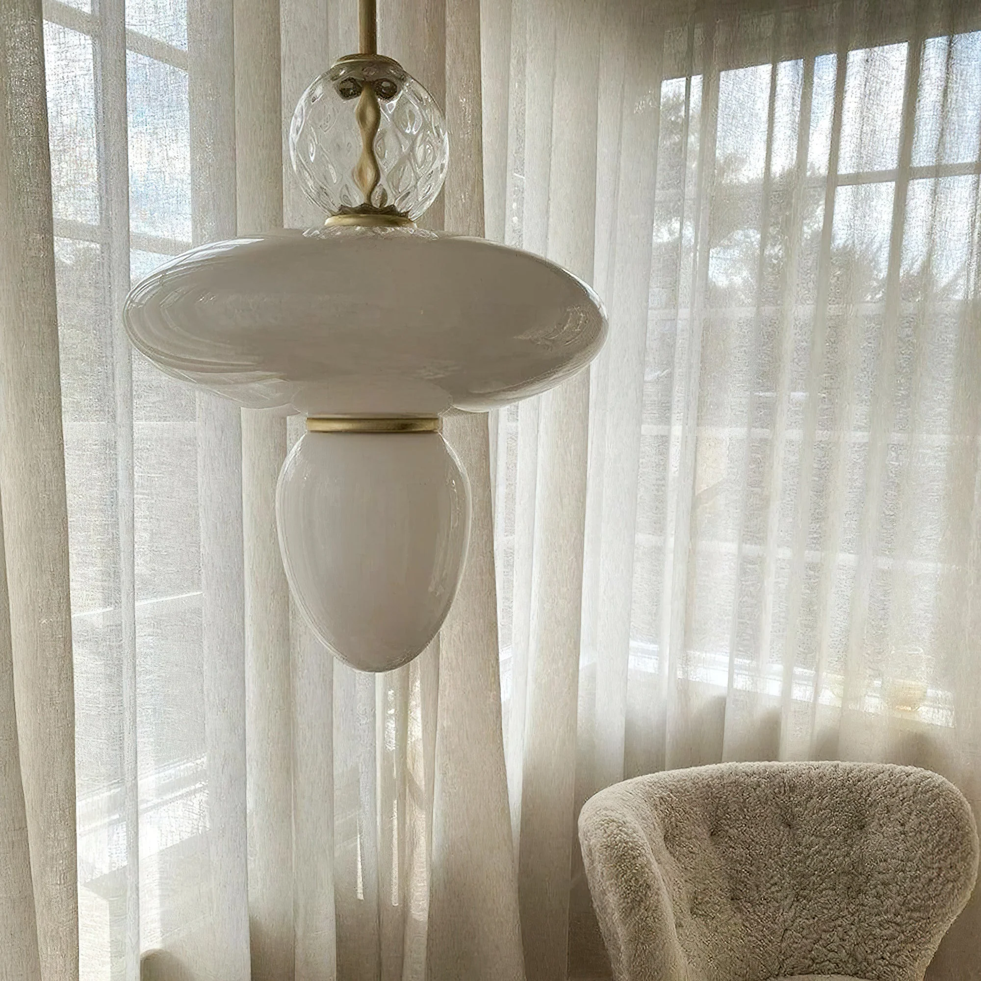 Rizzatto Modern Glass Pendant Light - Image 4