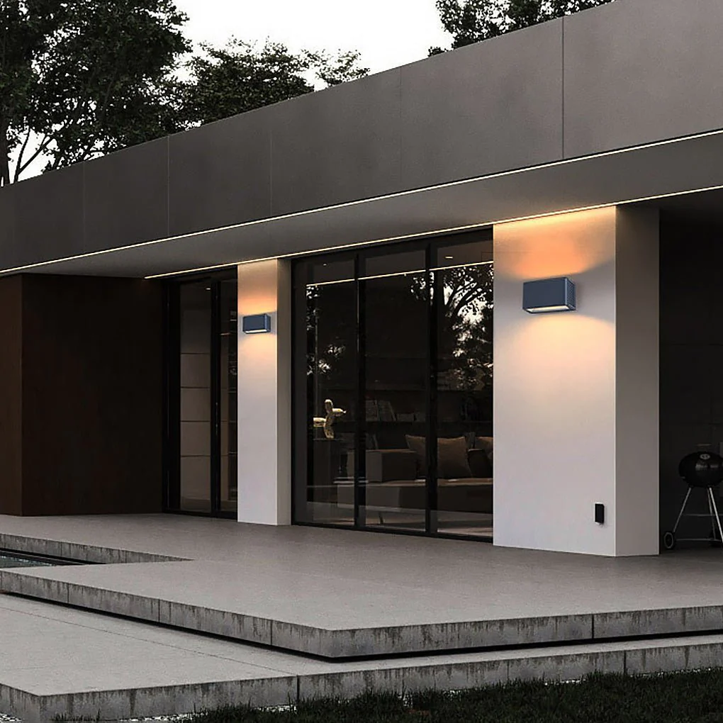 Robe Classic Rectangle LED Nordic Outdoor Wall Lights - Image 4