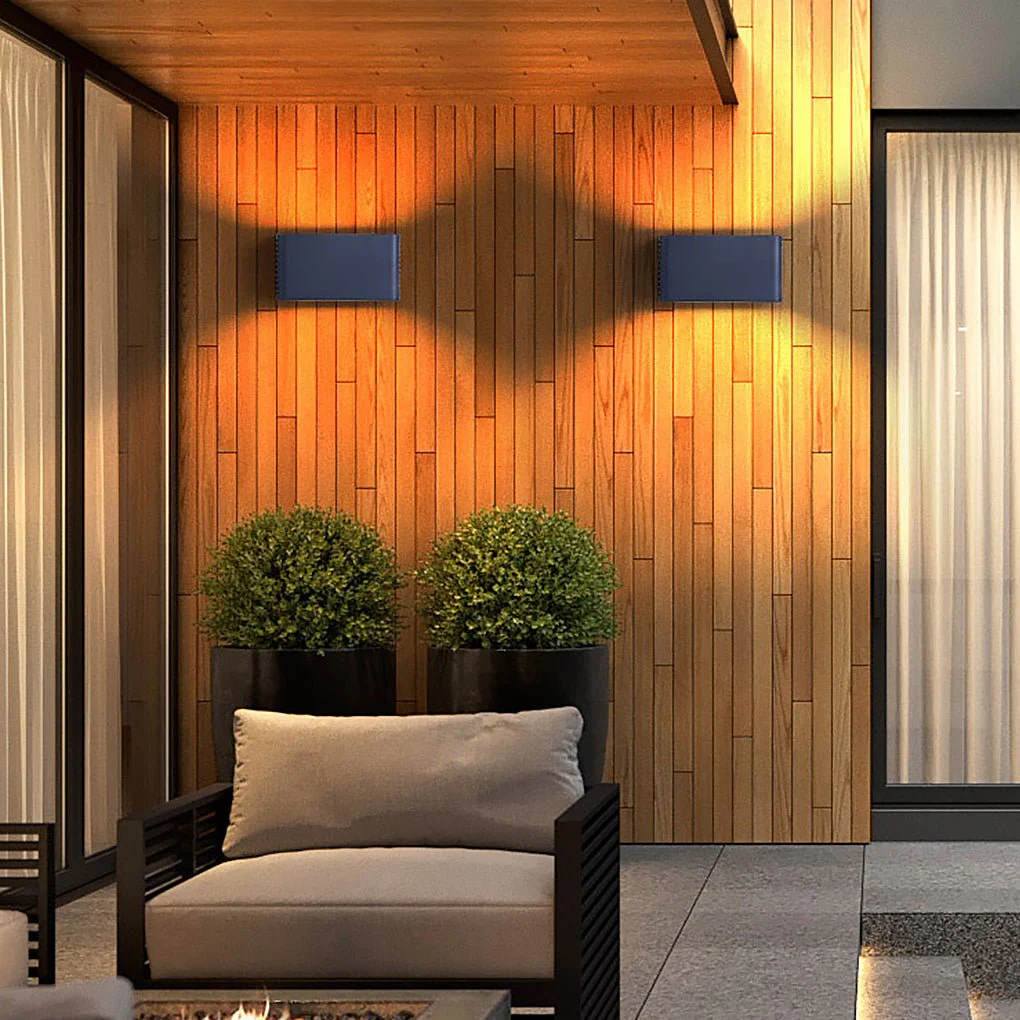 Robe Classic Rectangle LED Nordic Outdoor Wall Lights - Image 8