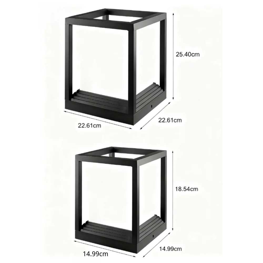 Roberta Minimalist LED Modern Outdoor Fence Post Lights - Image 8