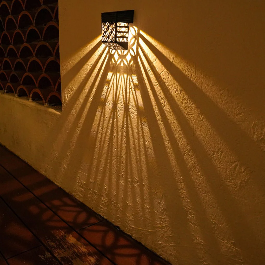 Rodney Classic Hollow ABS Outdoor Fence Wall Lamp