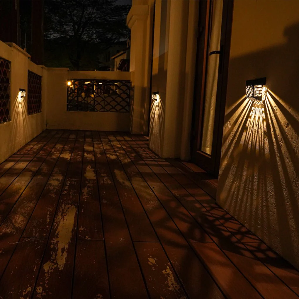 Rodney Classic Hollow ABS Outdoor Fence Wall Lamp - Image 5