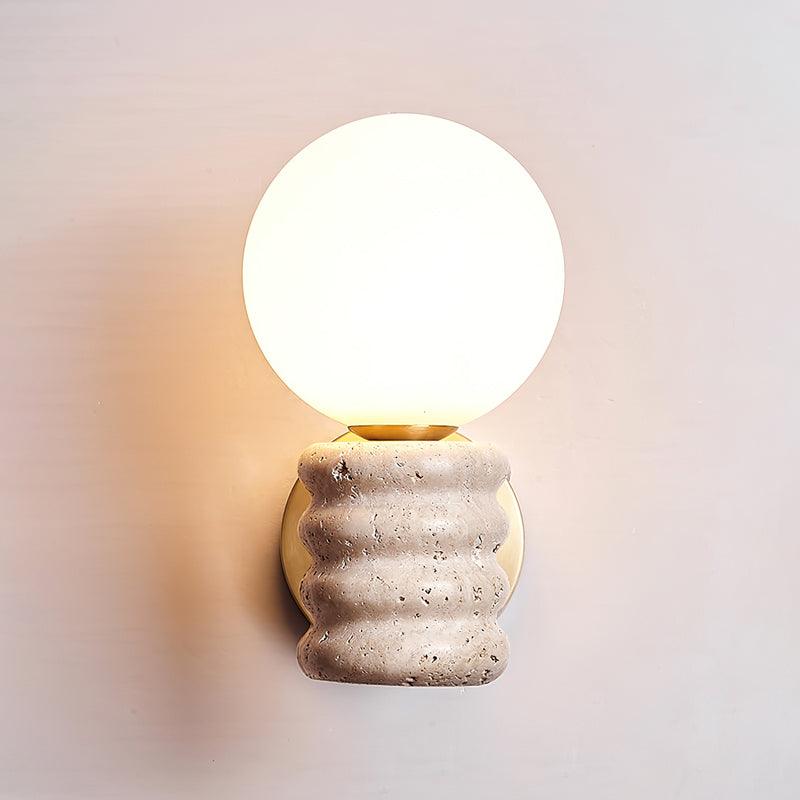 Romus Contemporary Travertine Wall Light - Image 13