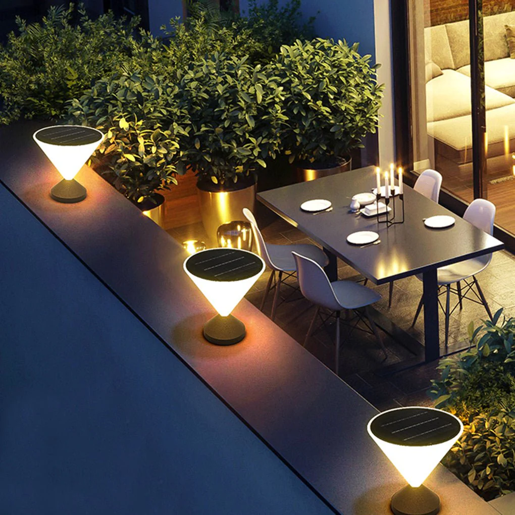Rory Post Courtyard Landscape Decorative Steel Outdoor Light - Image 4