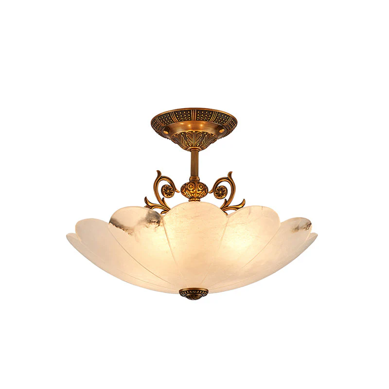 Rosemary Retro Alabaster Ceiling Light - Image 11