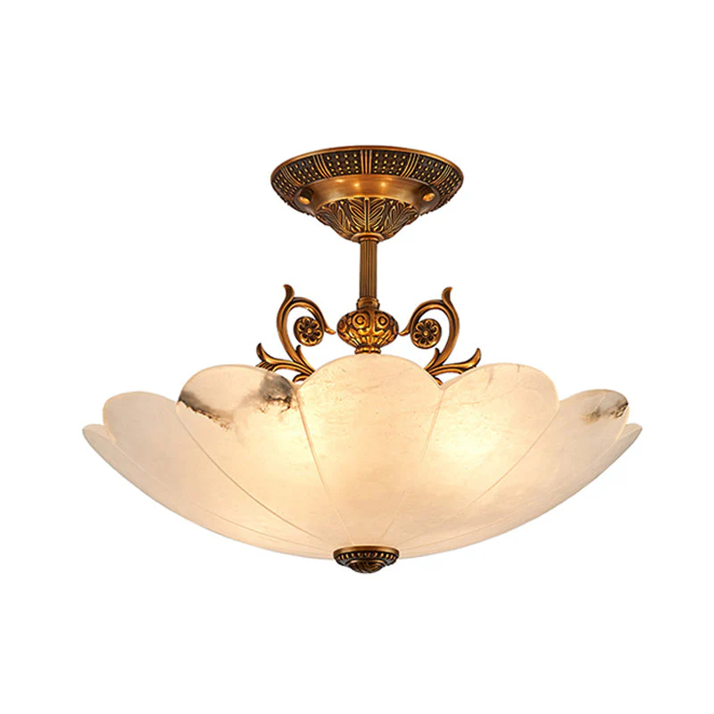 Rosemary Retro Alabaster Ceiling Light - Image 13