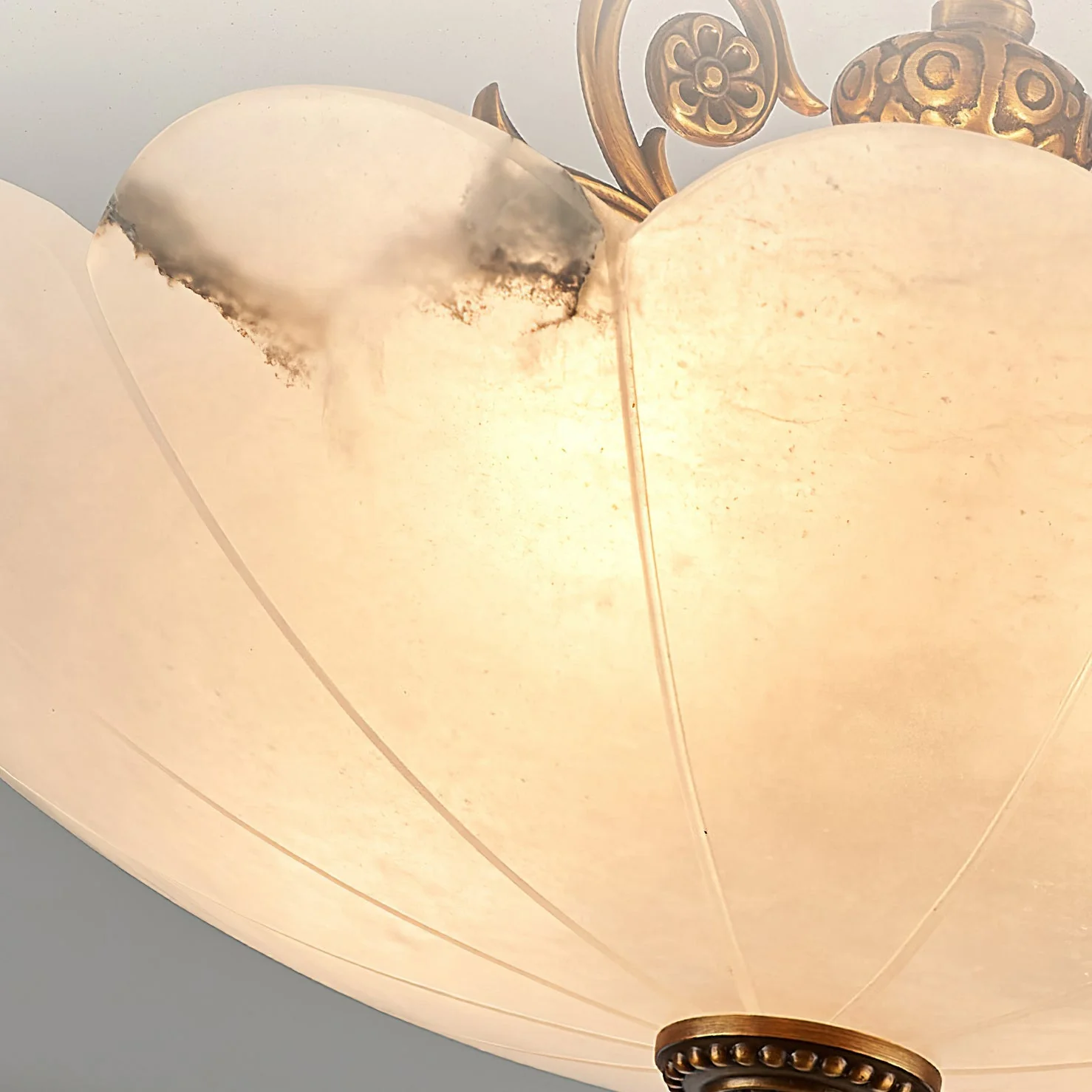 Rosemary Retro Alabaster Ceiling Light - Image 7