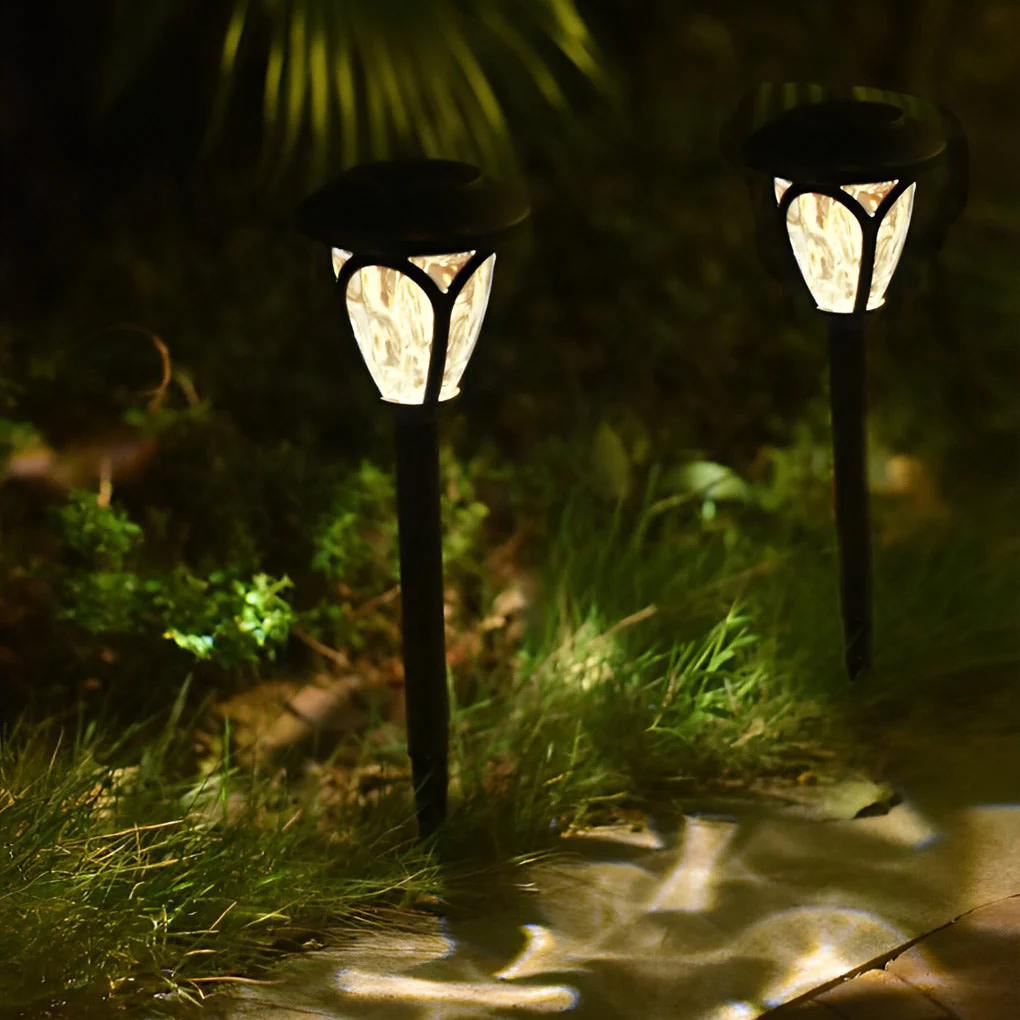 Royce LED Lawn Opaque Lampshade Glass Outdoor Lamps