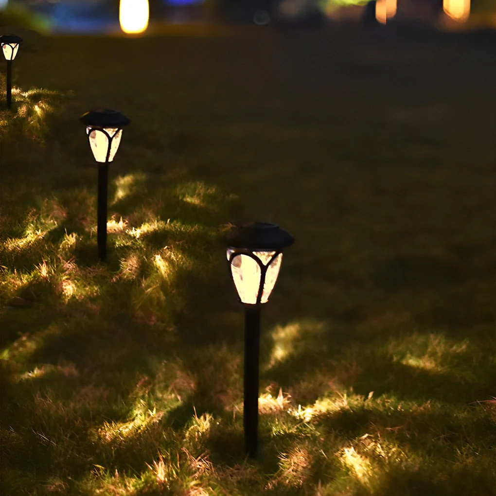 Royce LED Lawn Opaque Lampshade Glass Outdoor Lamps - Image 6